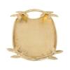 Leaf Aluminium Tray In Gold Colour
