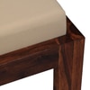 Morris Nesting Coffee Table with Seating in Beige Fabric