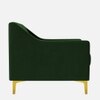 Fame Velvet 1 Seater Sofa in Green Colour