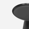 Metalsmith Metal Side Table in Black Finish