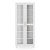 Paige Tall Storage Cabinet in Frosty White