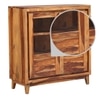 Solid Wood  Bookshelf in Brown Finish