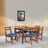 shray solid wood  6 seater Dining table in  Provincial Teak