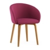 Meryl Lounge Chair Colour - Raspberry