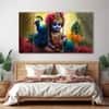 The Castle Decor Bal Gopal Wall Painting Wooden Framed 27x48 Inch (Style 3)