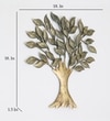 Amrita Abstract Metal Wall Decor in Multicolor Set of 1