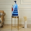 Escalier Flight Contemporary Electric Floor Lamp with Metal Stand in White Colour
