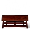 Bradford Sheesham Wood Contemporary Square Foldable Coffee Table In Honey Finish