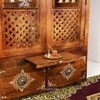 D'Dass Honey Finish Solid Sheesham Wooden Temple For Pooja