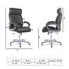 Mearisha High Back Executive Chair in Black Colour