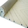 CANTON Wool Rectangle Carpets Hand Tufted in Black Colour