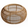 Saffron Aluminum Coffee Table In Light Brown Finish