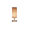 Beige Jute table lamp with Steel Base -48