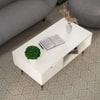 Hexa Engineered Wood Coffee Table With 1 Drawer In Frosty White