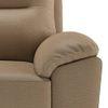 Adelaide 3 Seater Leatherette Sofa in Cappuccino Colour