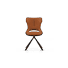 Tulip Swivel Dining Chair In Tan Colour