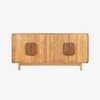 Tuskar Solid Wood Sideboard in White Colour