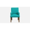 Bertly Fabric Accent Chair in Tourquise Colour
