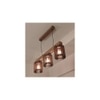 Ventus Brown Solid Wood Cluster Hanging Light