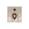 Gem Brown Solid Wood Single Hanging Light