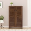 Bluewud Wimzoe Engineered Wood Shoe Racks In Brown Maple Finish