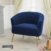 CarlAccent Chair in Navy Blue Colour