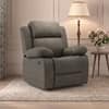 Griffin Fabric One Seater Recliner in Carbon Grey Colour