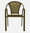 Esperance Wicker Table And Chair Set In Beige And Brown Dual Tone Finish