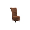 Piece High Back Accent Chair in Brown Colour