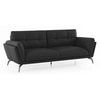 Vetra 3 Seater Leather Sofa In Slate Grey Colour