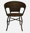 Ballarat  Wicker Chair In  Brown Tone Finish