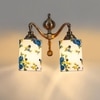 Devansh Metal Electric Wall Light in Multi Colour with Multi Shade Count of 2 Lights