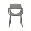 Kepler Brooks Vola Cafeteria Dining Chair in Grey Colour