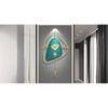 Ahmet Blue Metal Wall Clock