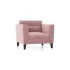Lewis 1 Seater Fabric Sofa In Desert Rose Colour
