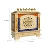 D'Dass Copper Mdf and Sheesham Wooden Temple For Pooja
