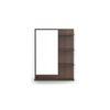 Rico Mini Engineered Wood Wall Mount Dressing Table Mirror with Shelves (Wenge)