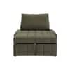 Scandinavian Monte Sofa Bed in Leaf Green Finish Pet Friendly
