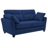 Travis 2 Seater Uphostered Sofa in Blue Colour