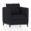 Florence Premium 1 Seater Fabric Sofa in Deep blue velvet Colour