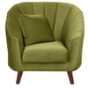 Nilo Velvet 1 Seater Sofa  in Mint Green Colour