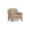Abbey 1 Seater Fabric Sofa In Sandshell Beige Colour