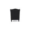 Denny Fabric Accent Chair in Black Colour