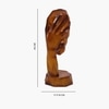 VEDAS Polyresin  Figurine in Brown Colour