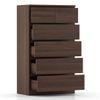 Bocado Tall Engineered Wood Chest of 6 Drawers in Columbian Walnut Finish