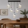 Devansh Solid Wood Electric Wall Light in Brown Colour with Multi Shade Count of 1 Light