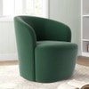 Aron Accent chair Velvet in Green Color
