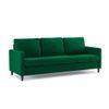 Monznij Sectional Fabric Sofa - Green