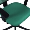 Jaazza Low Back Ergonomic Chair in Dark Green Colour