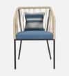 Patio Lounge Chair In Black Finish